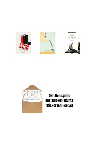 Kitapların Yolculuğu + Ha Hayat Ha Edebiyat + İlk Aşkın On Öyküsü + Okuma Sticker'ları