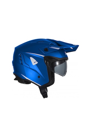 Ufo Plast Sheratan Jet Açık Kask Mavi