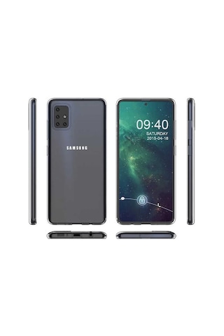 Samsung Uyumlu Galaxy Note 10 Lite Kılıf Süper Silikon Yumuşak Arka Koru Şeffaf