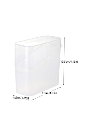 1 Adet Büyük Kapasiteli Peynir Saklama Kabı Hava Geçirmez Gıda Saklama Kabı Kapaklı Dilim Peynir Tutucu Buzdolabı Koku Şeffaf Düzenleyici Şeffaf