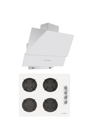 Alveus Pure GLS 640 - MOD 3000 Beyaz Ankastre Set