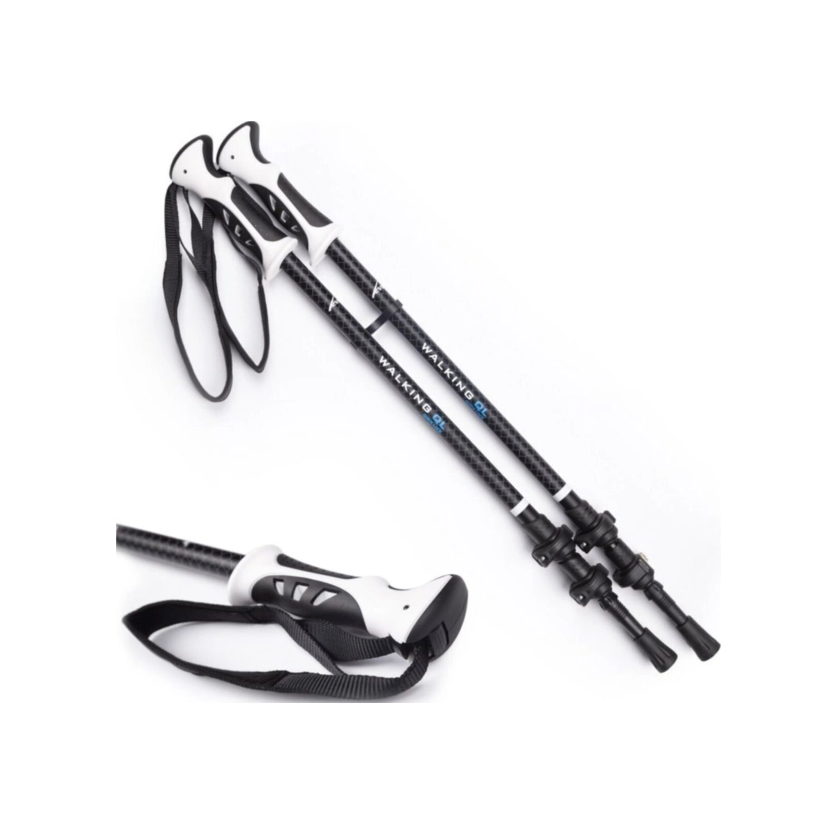 Walking Quick-lock Dıştan Kilitli Trekking Batonu Çok Renkli