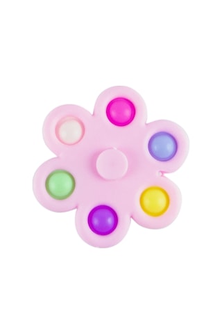 Stres Çarkı Oyuncak Altılı Stres Baloncuklu Pembe