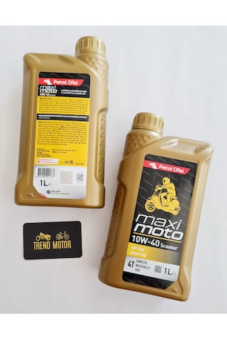 10 - 40 Scooter Mb Sentetik Yağ 1 Litre Petrol Ofisi - Motosiklet