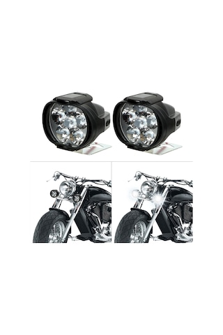 Motosiklet Led Sis Farı 2 Li Set 12v 6 Led Motorsiklet Led Far .
