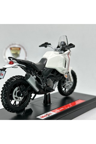 Ducati Desertx 1:18 Diecast Maket Motor Lisanslı Metal Model Motosiklet