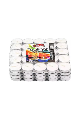 Roll-up Tealight Mum 100 Lü Pk 765 G. Beyaz