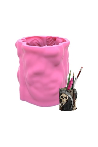 Suntek 3d Silikon Kalıplar Kalemlik Alçı Beton Ekici El