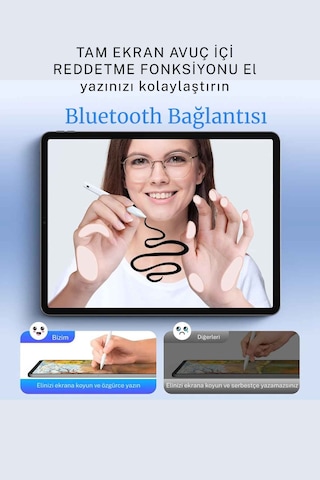 Apple Uyumlu iPad A16 11. Nesil Ve 10. Nesil A3355 A2757 Tablet Kılıfı Tablet Kalemi Ekran Koruyucu Set Tablet Kılıfı