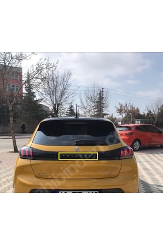 Peugeot 208 Yeni Nesil Bagaj Yazısı İnce Karakter