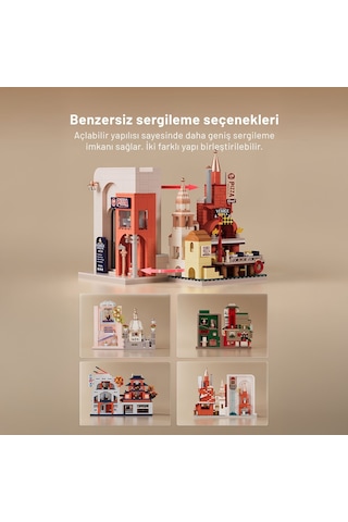 Balody Lezzet Sokağı Japon Lokantası Bl21320 Mini Blok Yapı Oyuncakları Seti