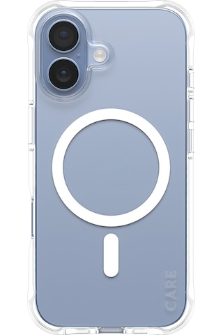Care By Panzerglass Fashionable Apple Uyumlu iPhone 17 Samba Transparent Beyaz Magsafe Kılıf