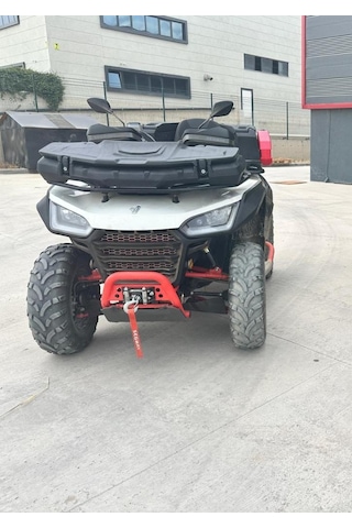 Segway 570 Atv Çantası 180 Litre Arka+80 Litre Ön+2 Adet Benzin Bidonu Kırmızı Siyah