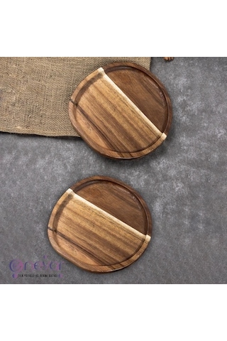 Naturalove Akasya Sunum Tabağı - 2'li