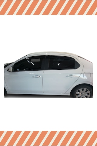 Peugeot 301 Tüm Modellerine Özel 4'lü Mügen Tip Cam Rüzgarlığı