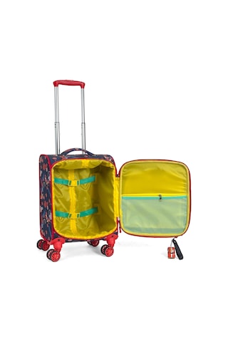 Çocuk Karakterli 4 Tekerlekli Valiz, Eğlenceli Seyahat Arkadaşı - Araba Araba