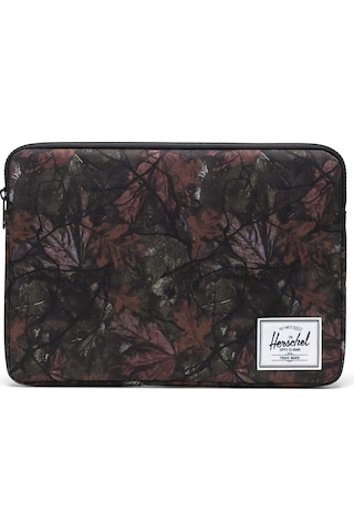Herschel Anchor 15"/16" Inc Laptop Macbook Uyumlu Tablet Kılıfı Siyah Yaprak Desenli
