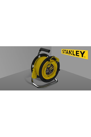 Stanley ST-G-5015+2 Makaralı Kablo 50 Mt, 3x1.5mm, 1 Prizli, IP44