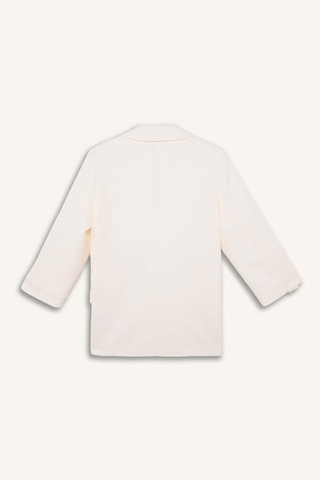 Defacto Oversıze Basic Blazer Ceket C3215ax26auer105 Ekru-er105