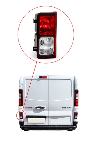 Trafic 3 - Opel Vivaro Arka Sis Lambası - Sol - 265598248r