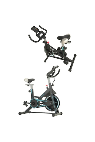 Kochler Spinning Bike-2 Kondisyon Bisikleti Kondisyon Aleti Siyah - Turkuaz