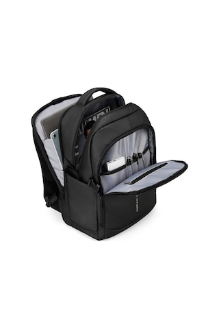 Mark Ryden Mr9191 Usb Şarj Portlu 15.6" Laptop Sırt Çantası 3 Bölmeli Model Siyah