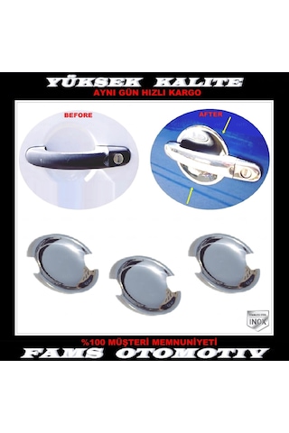 Vw T5 Transporter Krom Kapı Kolu Tası 3 Kapı 2003-2015
