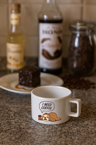 Kahve Fincanı Bardağı - I Need Coffee I Need Coffee