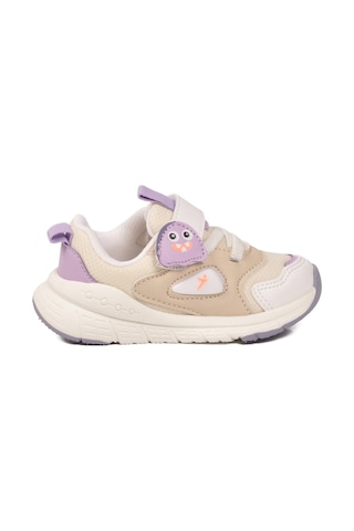 Cool Lila Cırtlı Desenli Anatomik Bebek Spor Ayakkabı Sneaker Dorian İa