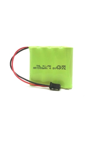 Tnl 4.8v 1300mah Siyah Soketli Ni-mh Oyuncak Araba Pili + Usb Şa