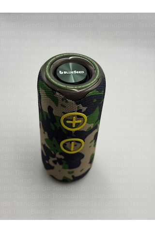 Binbirtekno Bs-307 Bluetooth Speaker Güçlü Bass, 20w Taşınabilir Kablosuz Hoparlör-kamuflaj