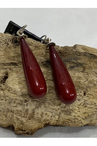 Gümüş İncili Kadın Küpesi Gümüş