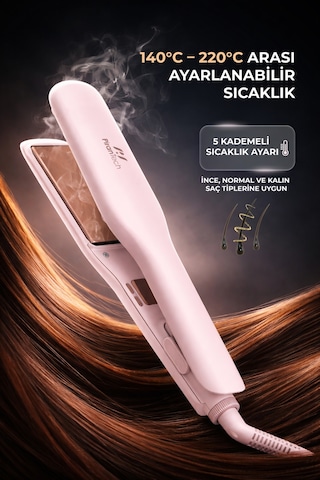Ks-709 Saç Düzleştirici Profesyonel Seramik Keratin Plakalı
