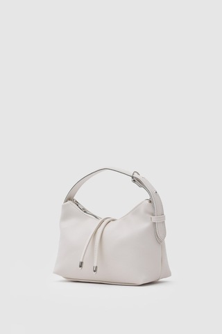Shule Bags Lete El Ve Çapraz Çanta Krem