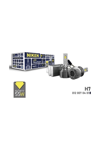 Niken H7 Led Xenon Nova Soft Serisi 55w/9000lm/6500k