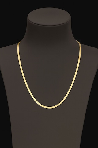 Çgk Çiğdem Gürel Kuyumculuk 14 Ayar 2,85mm Ezme Altın Kolye Gold