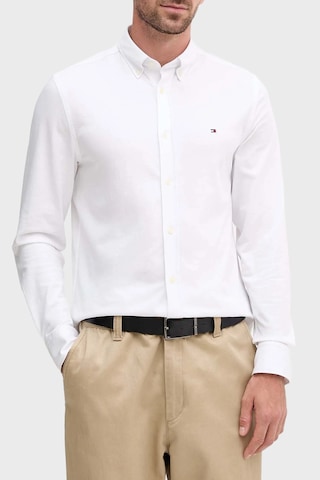 Tommy Hilfiger Erkek Gömlek Mw0mw41059 Ybr Beyaz