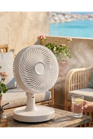 2200 Rpm Mini Masaüstü Vantilatör Sessiz Ve Güçlü Hava Akışlı Fan - Lisinya
