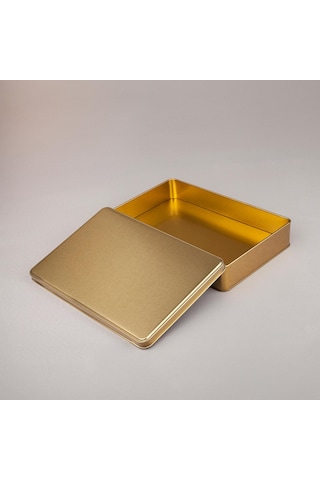 Gold Metal Kutu 26,5x17,5x4,5 Cm