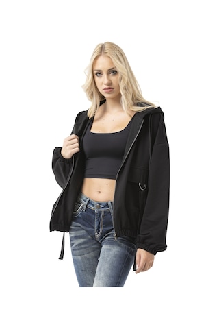 Cipo & Baxx Wl368 Hoodıe Sweatjacket Black