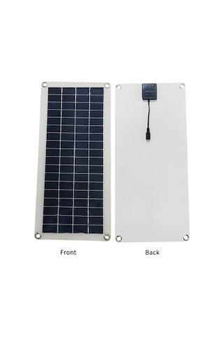 Besthome1 15w Çok Kristal Güneş Paneli - 5v Usb & 12v Çıkışlı, Ip65 Su Geçirmez, Araç/kamp Şarj Cihazı, Kolay Taşınabilir