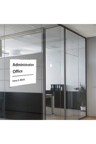 X 6 İnç Akrilik Tabela Tutucu Duvar Montajı, Şeffaf Duvar Çerçevesi 10'lu Paket