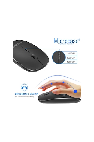 Microcase AL2722 Kablosuz Bluetooth Optik Mouse