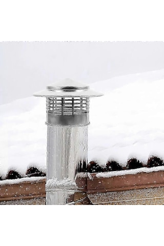 Paslanmaz Çelik Baca Kapağı Yağmur Başlığı Soba Boruları İçin Paslanmaz Çelik Izgara - İyi 75 Mm Diğer