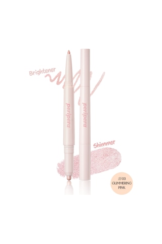 Çift Taraflı Işıltılı Kalem Far Perıpera Sugar Twinkle Duo Eye Stick 03 Glimmering Pink 03