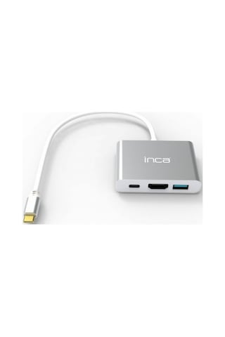 Inca Itpc-04t Tip-c Hdmi+usb3.0+pd 100w Çevirici Giriş:usb Type-c Çıkış:hdmi+usb3.0+pd