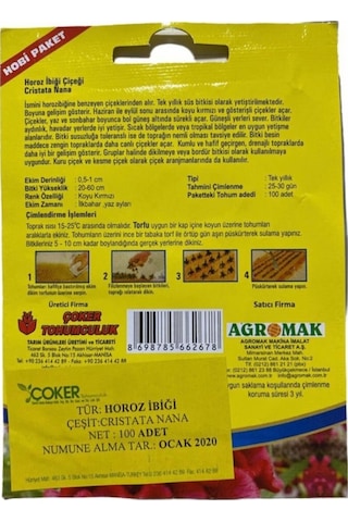 Horoz Ibiği Tohum