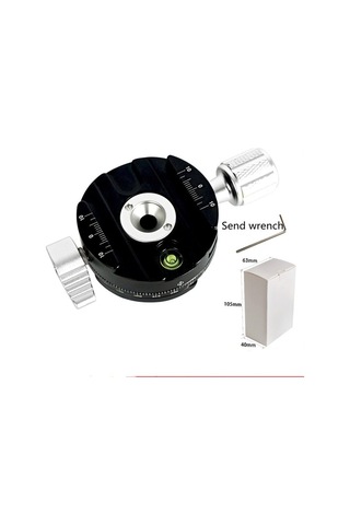 Sones Bexın Qj07 360 Derece Dönebilen Panoramik Klips Tutucu Pan/tilt Tripod Hızlı Çıkarma Plakası