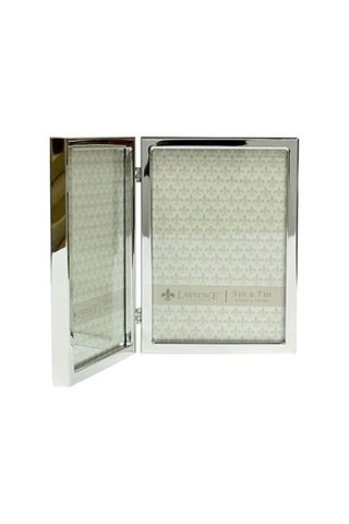 Ayrex Lawrence Frames Çift Resim Çerçevesi, Metal, 12,7 X 17,8 Cm, Gümüş Rengi, Gümüş, 5x7 Çift