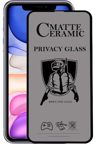 Apple Uyumlu iPhone 11 ile Tam Kaplayan Mat Seramik Nano Esnek Hayalet Ekran Koruyucu